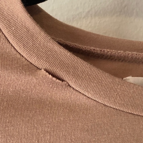 Tan/Beige Feels Crop Top - Picture 3 of 4